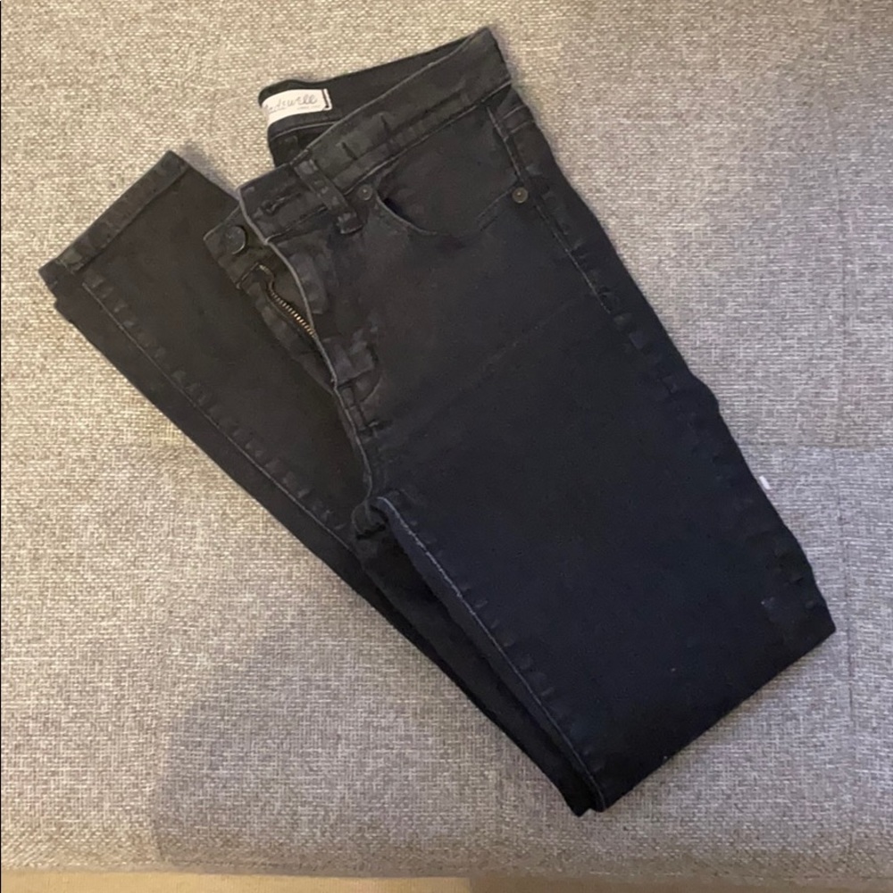 Madewell black skinny jeans